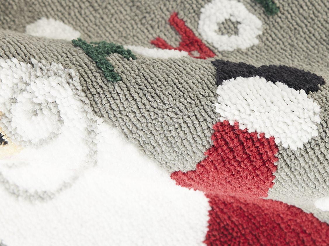 Santa Bath Mat 18x24" Multi with gel backing
