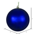 thumbnail image 2 of Vickerman 3" Midnight Blue Shiny Ball Ornament, 12 per Bag, 2 of 5