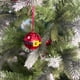 thumbnail image 1 of Fiudx Colgante de Cinturón de Papá Noel, Diseño de Espejo de Cristal Rojo, 5 Cm de Diámetro, Llamativo Adorno para Árbol de Navidad, Decoración para Fiestas y Festivales, Fácil de Colgar, Ideal Como, 1 of 5