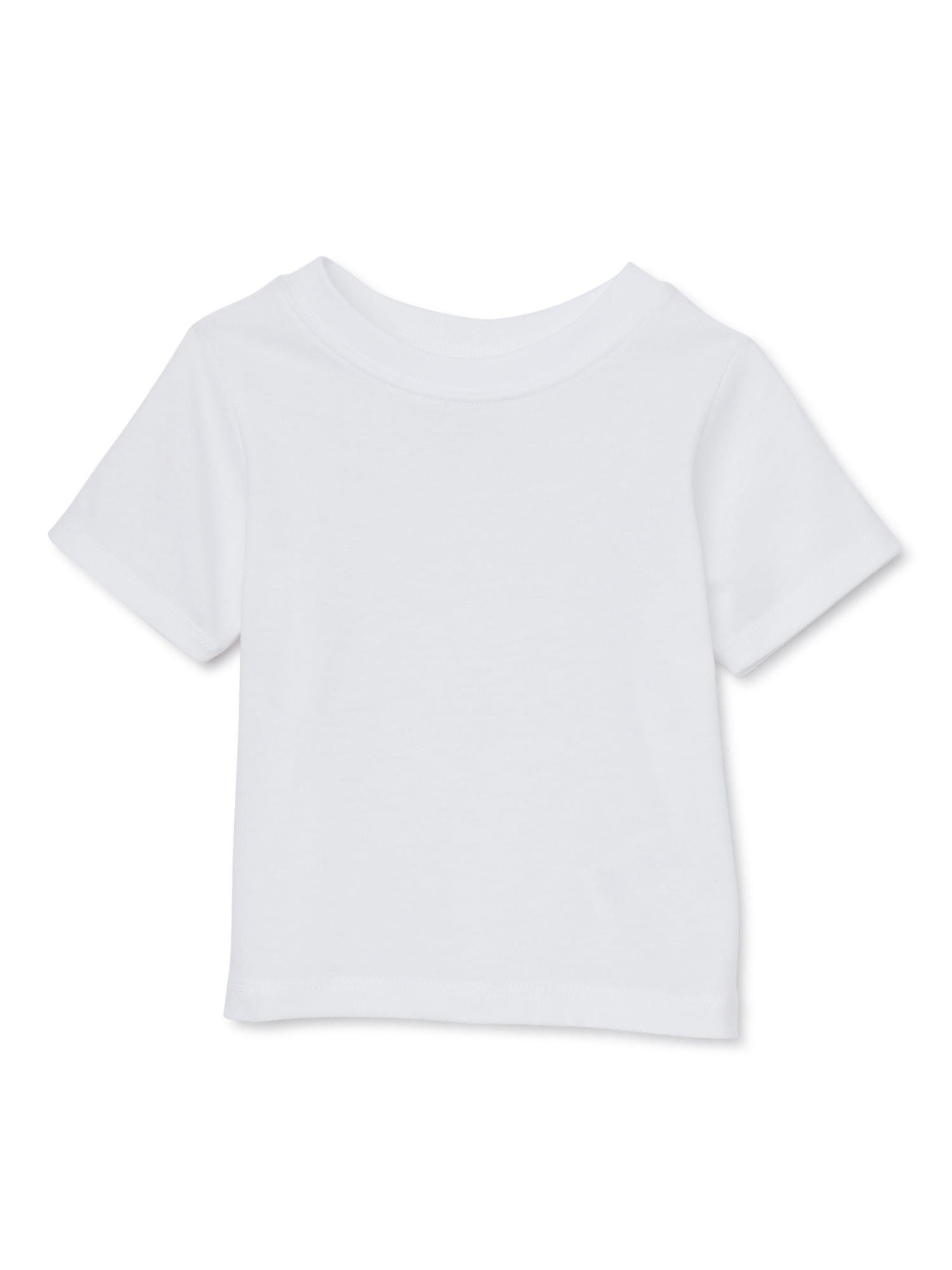 Garanimals Baby Boy Basic Short Sleeve T-Shirt Multipack, 3-Pack, Sizes 0-24 Months