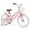 Red, variant on Costway 18" Kids Bike Toddler Bicycle withTraining Wheel Kickstand for 4-8 Years Old Girl Red