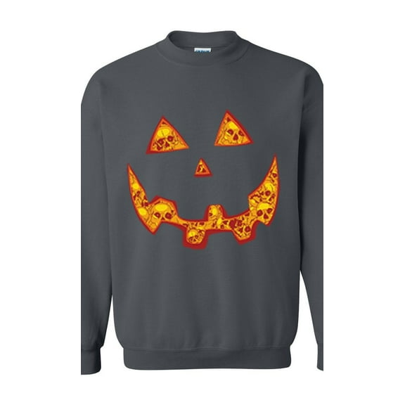 Artix - Women's Plus Sweatshirts and Hoodies - Halloween Costume Pumpkin Face