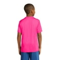 thumbnail image 2 of Sport-Tek Tee (YST350) Neon Pink, XS, 2 of 6