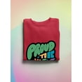 thumbnail image 3 of Proud To Be Myself. Sweatshirt Women -Smartprints Designs, Female 3X-Large, 3 of 4