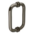 thumbnail image 3 of CRL BM6X6ABN Antique Brushed Nickel 6" BM Series Tubular Back-to-Back Pull Handle, 3 of 5