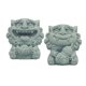 thumbnail image 2 of 2 piezas mini estatua estatuilla mini piedra decoración mascotas de té, oficina, escultura de piedra para casa de muñecas jardín de, 2 of 9