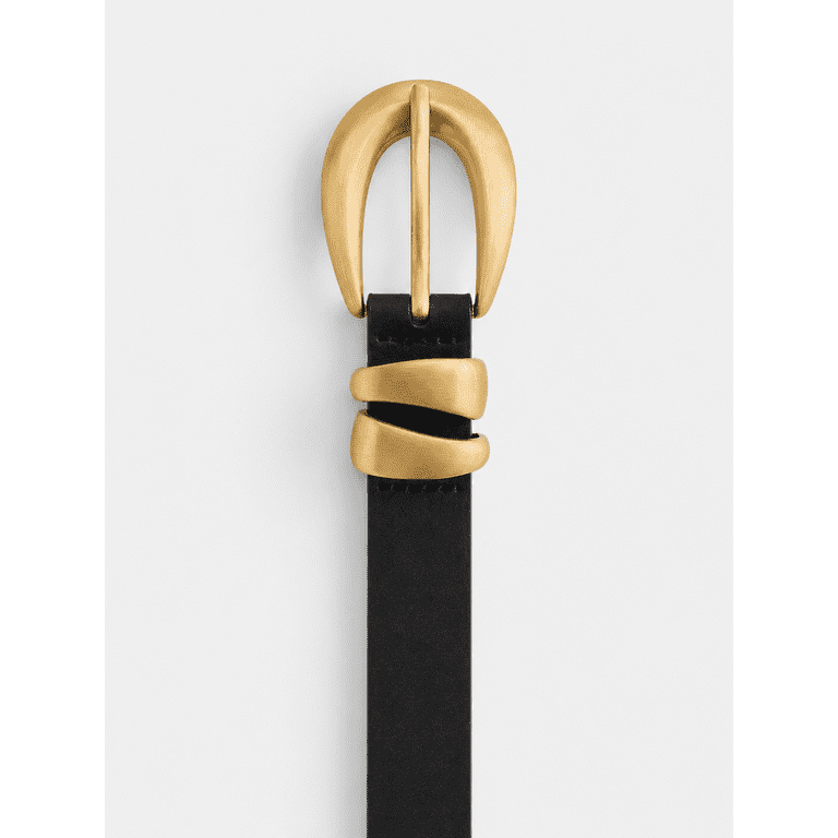 Scenario Women's Belt, Organic Loops Design, Faux Leather photo 3