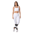 thumbnail image 2 of Conjunto deportivo Baleev Fit eco-friendly Top y Malla color blanco mix, 2 of 8