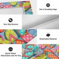 thumbnail image 6 of Watercolor Flip Flops Outdoor Rug for Patio/Deck/Porch, Non-Slip Large Area Rug 6 x 9 Ft, Summer Ocean Beach Slippers Blue Indoor Outdoor Rugs Washable Area Rugs, Reversible Camping Rug Carpet Runner, 6 of 8