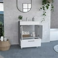 thumbnail image 4 of FM FURNITURE Otello Engineered Wood Single Bathroom Vanity in White, 4 of 7