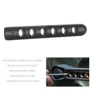 5pcs/set Aluminum Side Door Grab Handle Knobs Cover Trim for Jeep Wrangler JK & Unlimited 5 Door Handle Pull, Black
