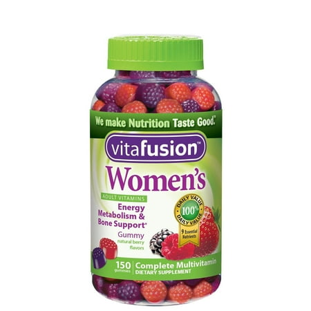 Vitafusion Gummy Vitamines femmes, Berry Naturel Saveurs, 150 Nombre