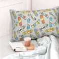 thumbnail image 4 of Pofeuu Skateboard Print Polyester Microfiber Plush Pillowcases, Super Soft and Cozy Pillow Case Covers with Envelop Closure（Pillow core not included）-16"x24", 4 of 6