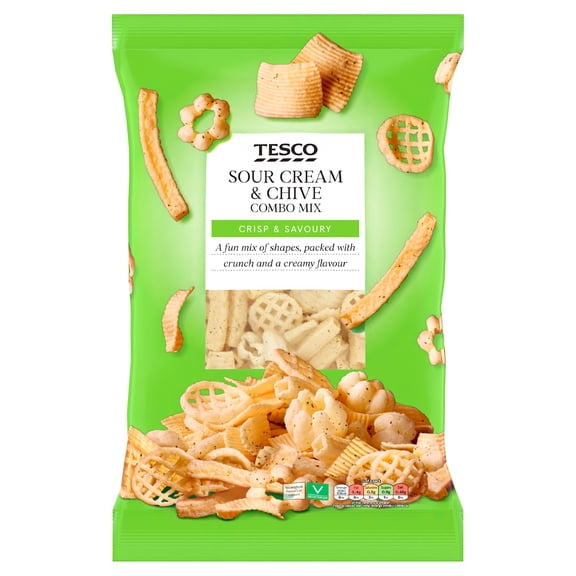 Tesco Sour Cream & Chive Combo Mix 150G, Imported from Britain