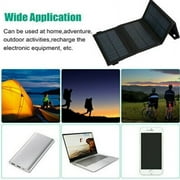 100W Solar Panel, Foldable Solar Panel Battery Charger for Portable Power Station Generator, iPhone, Ipad, Laptop, USB Ports for Outdoor Camping Van RV Trip