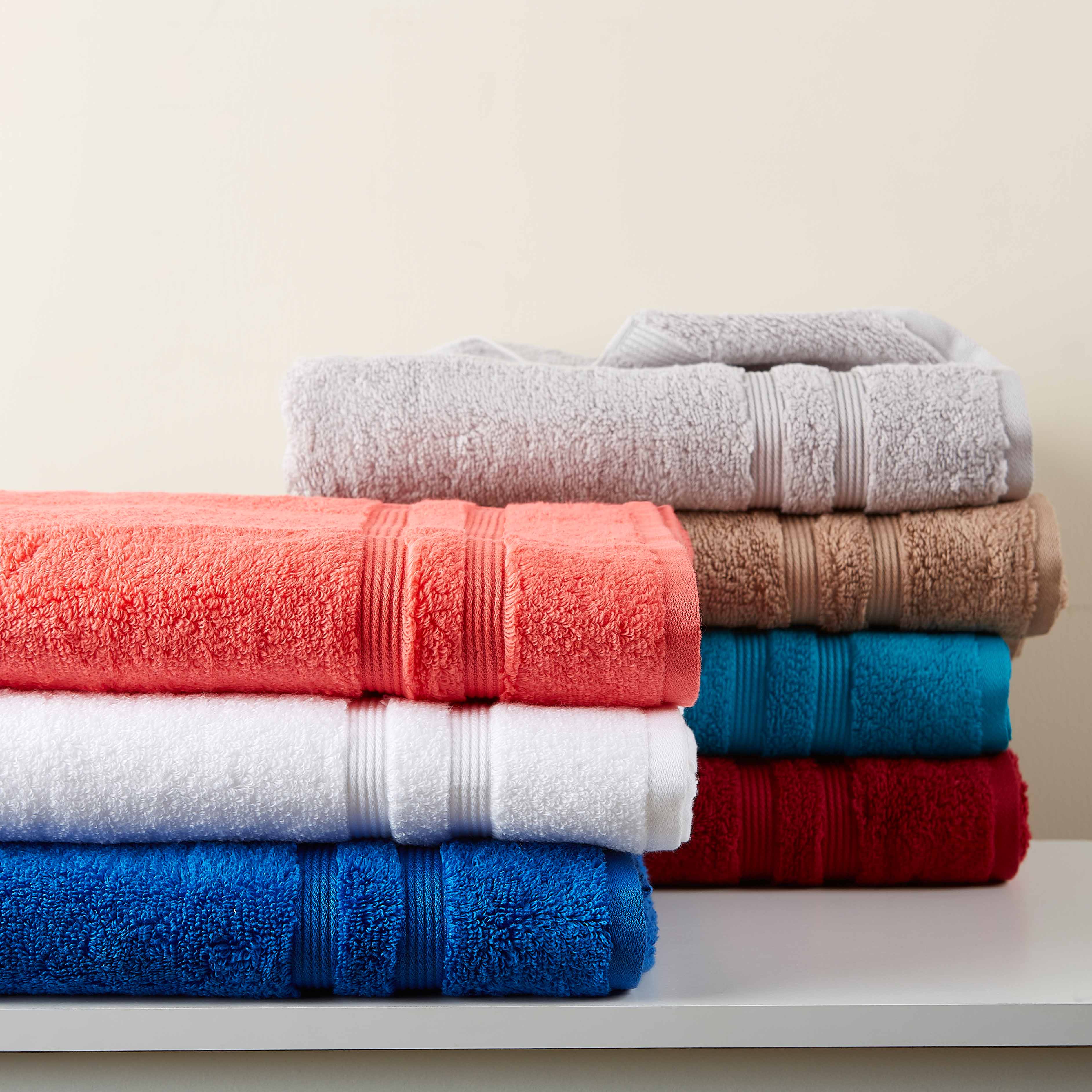 Mainstays Solid Cotton Towel 6...