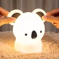 thumbnail image 1 of Luz de noche para niños, luz de noche para bebés, luz de noche con enchufe eléctrico LED recargable, lámpara de noche táctil, luz de noche portátil Koala para niña, niño, adulto, lámpara USB de silicona de 7 colores, luz de noche para dormitorio Zhivalor BST3079478, 1 of 5