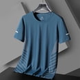 thumbnail image 5 of Men‘s T-shirt Running Sports T-shirt Fitness Training Breathable Gym Short Sleeved T-shirt Quick Drying Men Clothing Tops Summer, 5 of 7