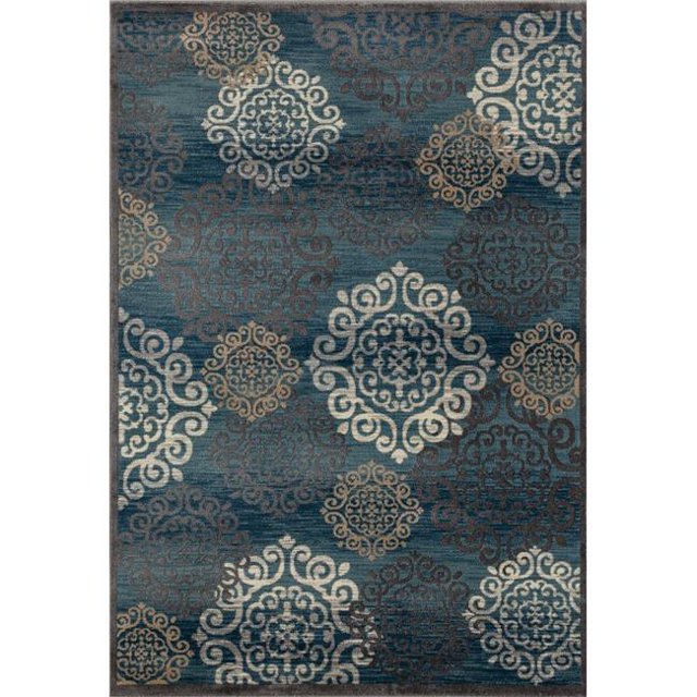 Art Carpet 21636 2 x 3 ft. Novi Collection Day Dreaming Woven Area Rug, Blue
