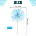 thumbnail image 2 of Uxcell Firework Cupcake Toppers 30 Pcs Sparkle Tassel Cupcake Picks for Birthday Party Graduation Sparkle Blue, 2 of 7