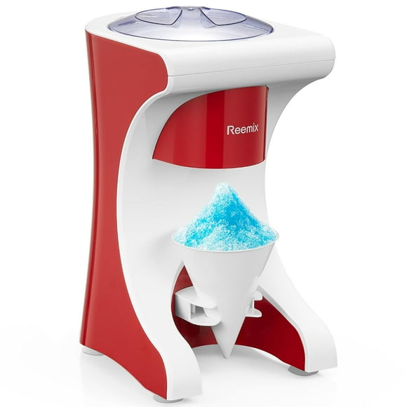 Shaved Ice Machine Snow Cone Machine, Slushie Machine for Snow Cone, Snowballs, Frozen Cocktails and More, Easy to DIY with Snow Cone Syrup at Home