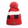 thumbnail image 1 of V5.0 Wireless Call Earphone Music Hat Knitted Hat Plus Velvet Warm Bluetooth Hat (Red), 1 of 5