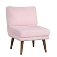 thumbnail image 3 of Lifestyle Solutions Chaise d'Appoint Dalton en Tissu Rose, 3 of 5