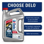 Chevron Delo XSP 15W-40 Heavy Duty Synthetic Diesel Motor Oil, 1 Gallon (3 Pack)