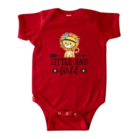 

Inktastic Little and Wild Tribal Lion Gift Baby Boy or Baby Girl Bodysuit