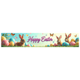 thumbnail image 2 of LUUFILx Happy Easter Bunny Eggs Banner Spring Decor Backdrop Photography Decorations Party Supplies Props Background Easter Celebration, 2 of 7