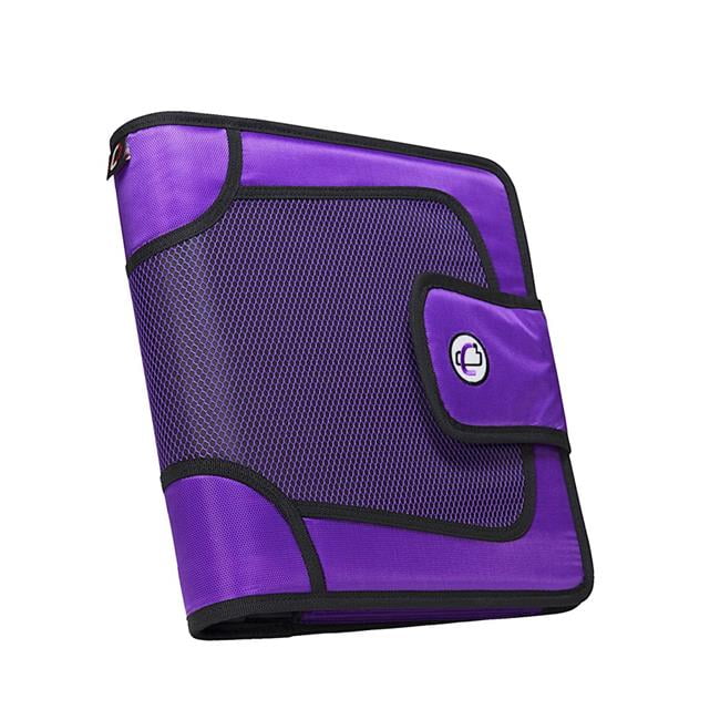 Strap Binder with Tab File, ORing, 2 in. Purple