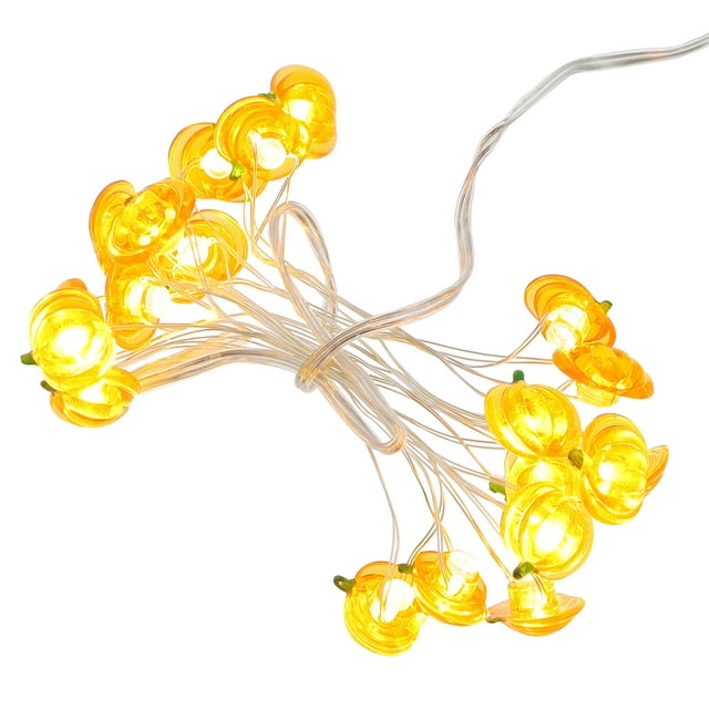 FRCOLOR Pumpkin String Light 1 Set Plastic Pumpkin Light String for Users of Holiday Decorations,86.61"X0.71"X0.71"