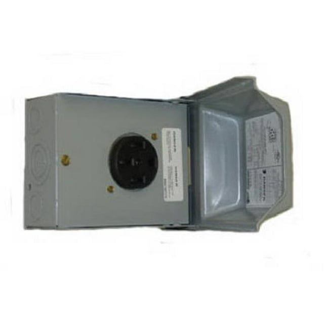 U054P Midwest Electric 50A, 120 & 240V, Outdoor Raintite Receptacle Enclosure