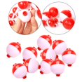 thumbnail image 3 of 10 Pack Bobber Bulk Hard Fishing Float, Fishing Bobbers Floats, Red And White , Red, 45mm 10PCS, 3 of 8