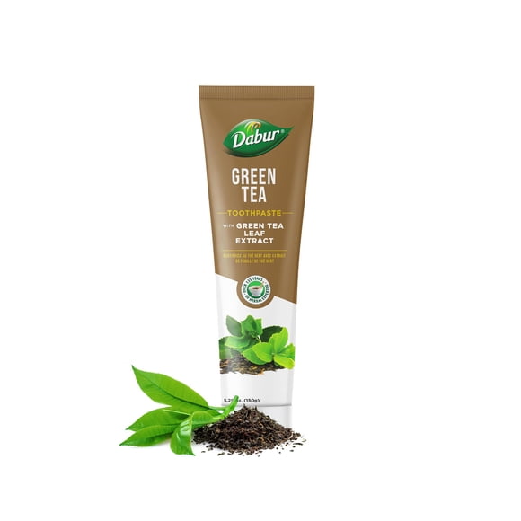Pasta dental Dabur Green Tea 100 ml sin parabenos ni SLS