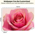 thumbnail image 3 of Peel and Stick Wallpaper Chic Rose Pink Gold Rose Romantic Flower Roses Mural Rose Petals Modern Art Wall Mural Decor Self Adhesive and Removable 100in x 144in, 3 of 8