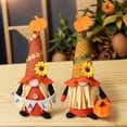 thumbnail image 6 of 2 Pcs Fall Plush Gnomes,Sunflower Pumpkin Harvest Thanksgiving Decor for Farmhouse Livingroom Thanksgiving Table Fall Decoration, 6 of 9