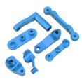 thumbnail image 4 of RC Steering Bellcrank Servo Set, High Strength Aluminum Alloy RC Steering Assembly Improve Performance  For 1/10 RC Car Red,Dark Blue,Silver, 4 of 8