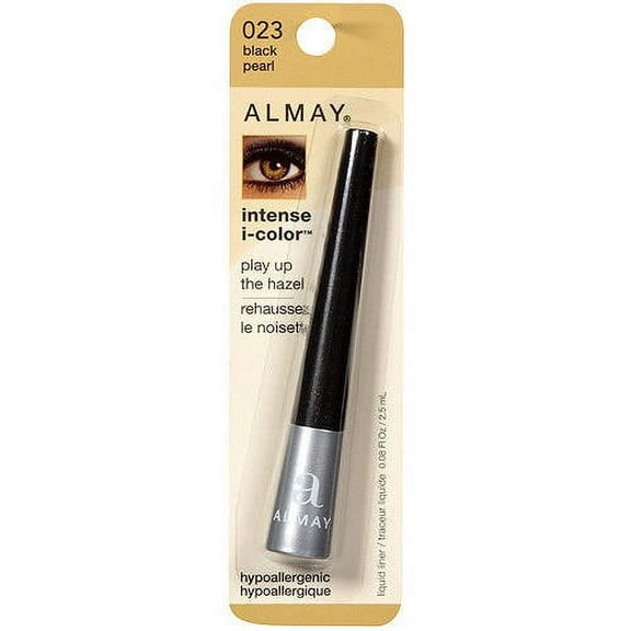 Almay Intense I-Color Liquid Eye Liner, 023 Black Pearl, 0.08 Fl Oz
