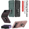 thumbnail image 2 of case for Galaxy Z Flip 4 Kickstand Case with Hinge Protection, Z Flip 4 Case Full-Body Protective Case with Built-in Sliding Rail Lens Cover for Samsung Galaxy Z Flip 4 5G, Black, 2 of 9