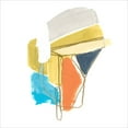 thumbnail image 2 of Vess, June Erica 20x20 White Modern Wood Framed Museum Art Print Titled - Allegro IV, 2 of 4