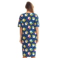 thumbnail image 2 of Just Love Short Sleeve Nightgown / Night Shirts Sleep Dress for Women (Blue - Moonstruck Owl, Medium), 2 of 3