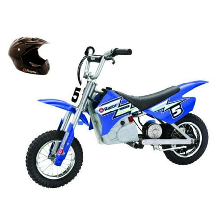 RAZOR 24V Dirt Rocket MX350 Electric Moto Bike & Full Face Youth