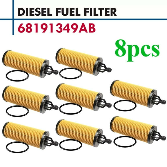 8x 3.2L 3.6L Oil-Filters For Jeep Cherokee Dodge Grand Caravan Ram 1500 Chrysler