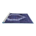 thumbnail image 2 of Ahgly Company Machine Washable Indoor Rectangle Persian Blue Traditional Area Rugs, 5' x 7', 2 of 4