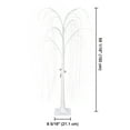 thumbnail image 6 of White Willow Tree W/ Colorful lights, 5FT Pre-lit Christma Tree with 216 Color Changing LED, Lighted Artificial Tree for Halloween Holiday Decor, Lighted Led Tree IP44 Waterproof for Indoor Outdoor, 6 of 10