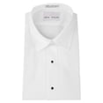 thumbnail image 1 of Neil Allyn Tuxedo Shirt - Laydown Collar 1/8 Inch Pleat Laydown Collar (XL: 17-36/37, White), 1 of 4