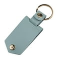 thumbnail image 3 of Porte-clés en Cuir PU Accessoire de Fermeture à Pression Circulaire Robuste Polyvalent Bleu Clair, 3 of 9