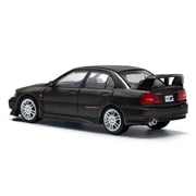 Mitsubishi Lancer Evolution IV RHD (Right Hand Drive) Pyrenees Black Pearl 1/64 Die Cast Model Car by Pop Race