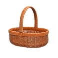 thumbnail image 3 of DOLITY Woven Storage Basket with Long Handle for Outdoor Activities Multifunctional Size M, 3 of 9